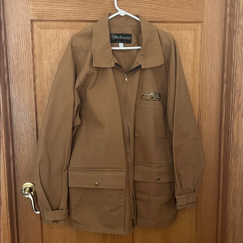 Arcticwear Arctic Cat tan canvas chore jacket Size XLT